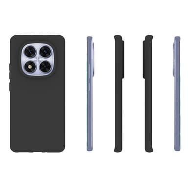 SKALO Xiaomi Redmi Note 14 Pro 5G Mattsvart Ultratunn TPU Skal - Svart