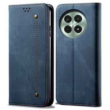 SKALO OnePlus 13 Jeans Plånboksfodral - Blå