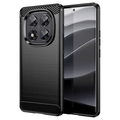 SKALO Xiaomi Redmi Note 14 Pro 5G Armor Carbon Skal - Svart