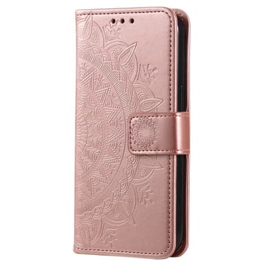 SKALO Xiaomi Redmi Note 14 4G Mandala Plånboksfodral - Roséguld