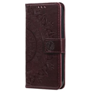 SKALO Xiaomi Redmi Note 14 4G Mandala Plånboksfodral - Brun