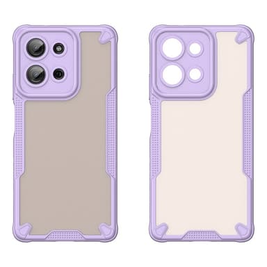 SKALO Motorola Moto G75 5G Armor Hybrid Frosted Skal - Lila