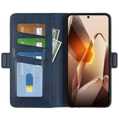 SKALO OnePlus 13 Premium ID Plånboksfodral - Blå