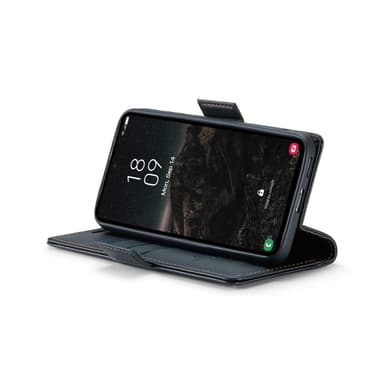 CaseMe Samsung S25 023 Series PU-Läder Plånboksfodral - Svart
