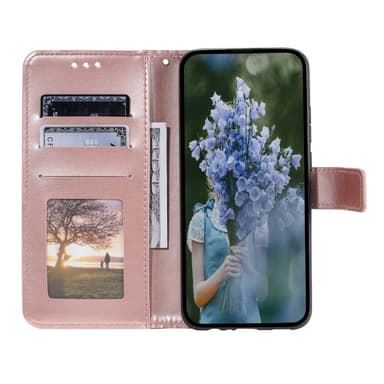 SKALO Samsung S25 Mandala Plånboksfodral - Roséguld