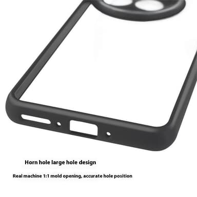 SKALO OnePlus 13 Transparent TPU Bumper Skal - Svart