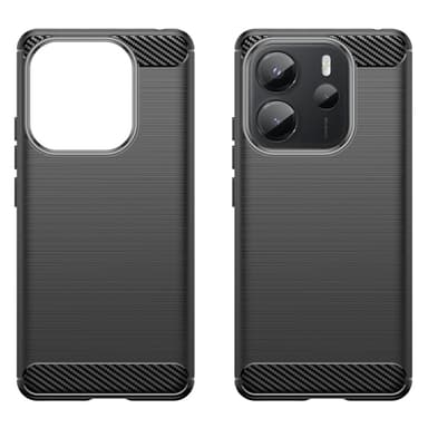 SKALO Xiaomi Redmi Note 14 4G Armor Carbon Skal - Svart