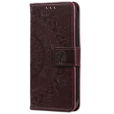SKALO Xiaomi Redmi Note 14 5G Mandala Plånboksfodral - Brun