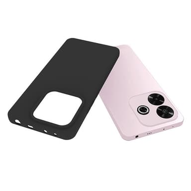 SKALO Xiaomi Redmi Note 14 5G Mattsvart Ultratunn TPU Skal - Svart
