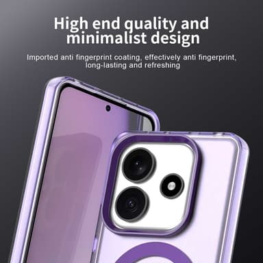 SKALO Xiaomi Redmi Note 14 5G Candy Series Hybrid Skal - Lila
