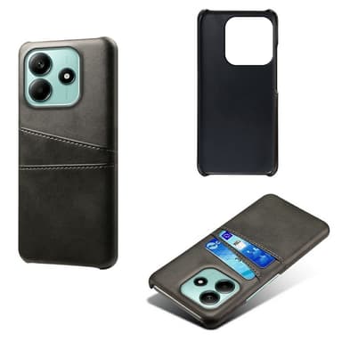 SKALO Xiaomi Redmi Note 14 5G PU-Läder Korthållare Skal - Svart