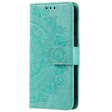 SKALO Xiaomi Redmi Note 14 5G Mandala Plånboksfodral - Turkos