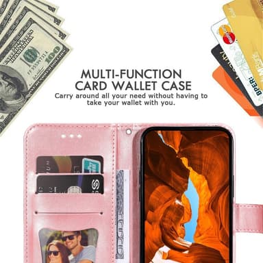 SKALO Motorola Moto G75 5G Mandala Plånboksfodral - Rosa