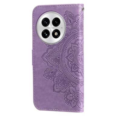 SKALO OnePlus 13 Mandala Plånboksfodral - Lila
