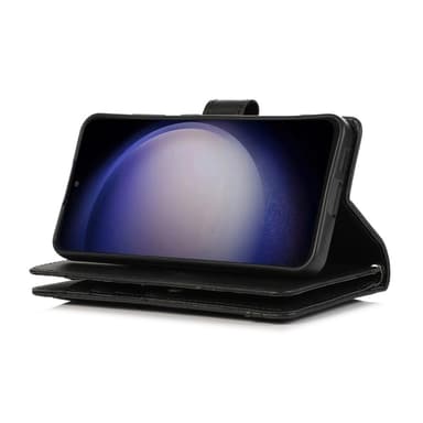 SKALO Samsung S25+ Big Wallet Plånboksfodral - Svart