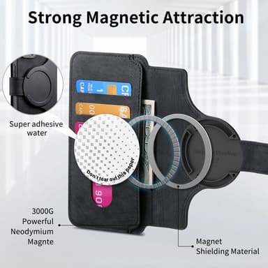 SKALO Samsung S25 Ultra CASENEO MW-03 Plånboksfodral - Svart