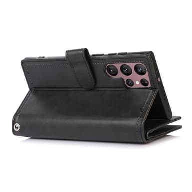 SKALO Samsung S24 Ultra Big Wallet Plånboksfodral - Svart