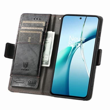 SKALO Xiaomi Redmi Note 14 5G CASENEO 002 Premium Plånboksfodral - Svart