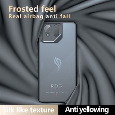 SKALO Asus ROG Phone 9 5G Skin-touch Hybrid Skal - Svart