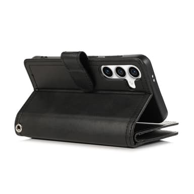SKALO Samsung S25+ Big Wallet Plånboksfodral - Svart
