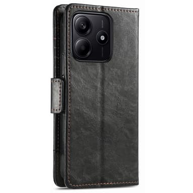 SKALO Xiaomi Redmi Note 14 5G CASENEO 002 Premium Plånboksfodral - Svart