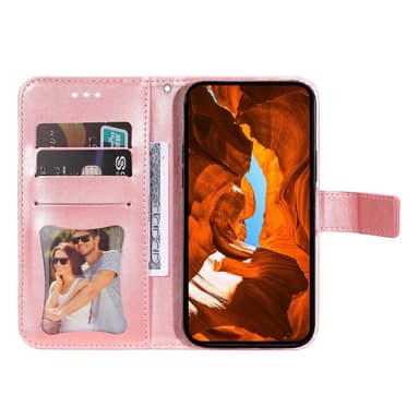 SKALO Motorola Moto G15 4G Mandala Plånboksfodral - Rosa