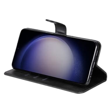 SKALO Samsung S25 Klassisk Dragkedja Plånboksfodral - Svart