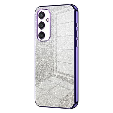 SKALO Samsung S25 Electroplating Glitter Skal - Lila