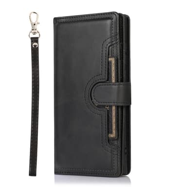 SKALO Samsung S24 Ultra Big Wallet Plånboksfodral - Svart