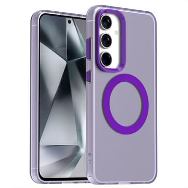 SKALO Samsung S25 Candy Series Hybrid Skal - Lila