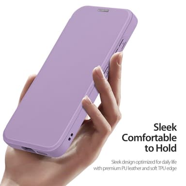 DUX DUCIS Samsung S25+ Skin X Pro Plånbok - Lila