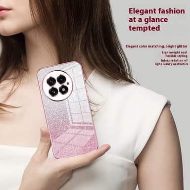 SKALO OnePlus 13 Electroplating Glitter Skal - Guld