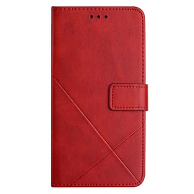 SKALO Xiaomi Redmi Note 14 5G PU-Läder Plånboksfodral - Röd
