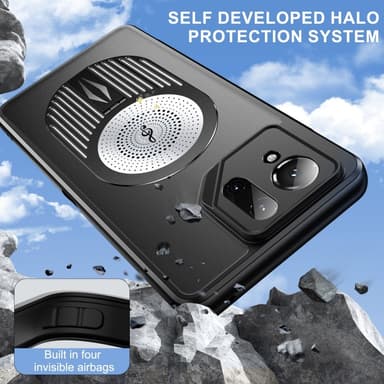 SKALO Asus ROG Phone 9 5G Graphene Heat Dissipation Skal - Svart