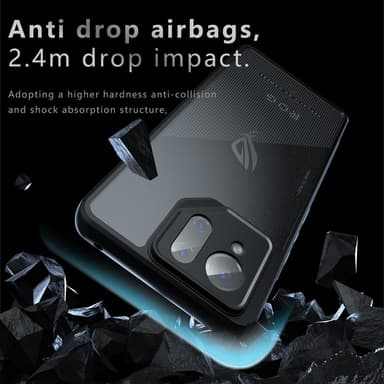 SKALO Asus ROG Phone 9 5G Skin-touch Hybrid Skal - Svart