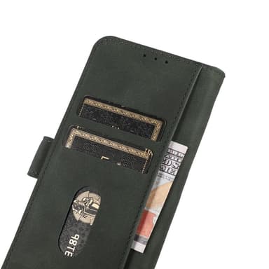 SKALO OnePlus 13 KHAZNEH Plånboksfodral - Grön