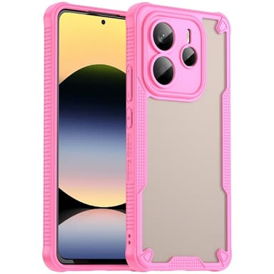 SKALO Xiaomi Redmi Note 14 5G Armor Hybrid Frosted Skal - Rosa
