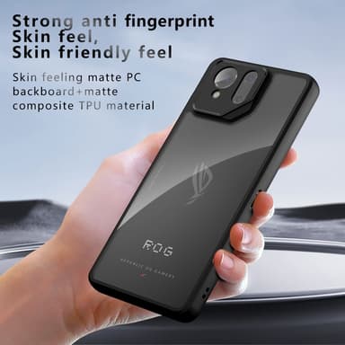 SKALO Asus ROG Phone 9 5G Skin-touch Hybrid Skal - Svart