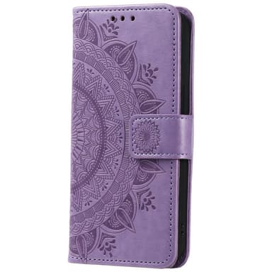 SKALO Xiaomi Redmi Note 14 5G Mandala Plånboksfodral - Lila