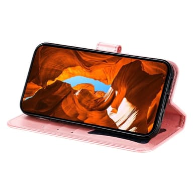 SKALO Motorola Moto G15 4G Mandala Plånboksfodral - Rosa