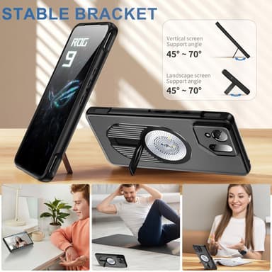 SKALO Asus ROG Phone 9 5G Graphene Heat Dissipation Skal - Svart