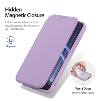 DUX DUCIS Samsung S25+ Skin X Pro Plånbok - Lila