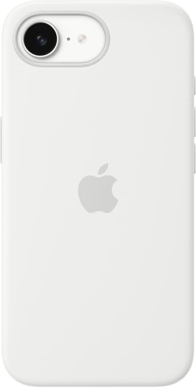 iPhone 16e silikonfodral (white)