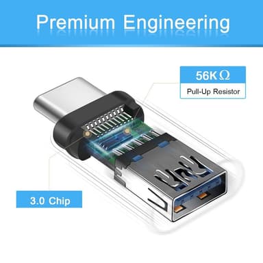 Adapter USB-C till USB 3.0 Svart