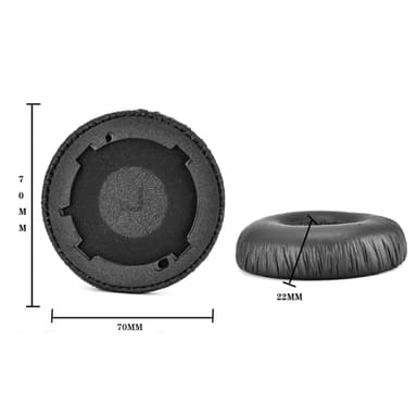 1 par öronkuddar ersättning för JBL TUNE 600 BTNC TUNE 600 BT NC T600