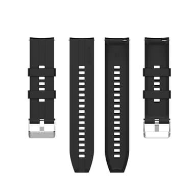 Klockarmband 22 mm Garmin/Huawei/Samsung Galaxy Watch Svart