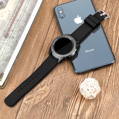 Klockarmband för Samsung Galaxy Watch 42 mm Svart