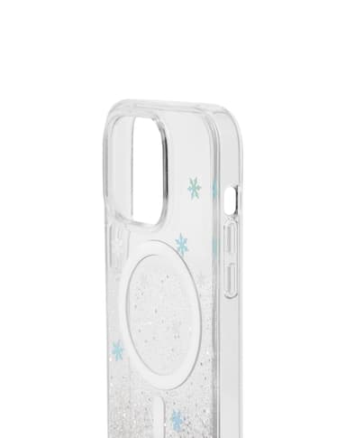 Clear Case MagSafe iPhone 14 Pro Snowflake