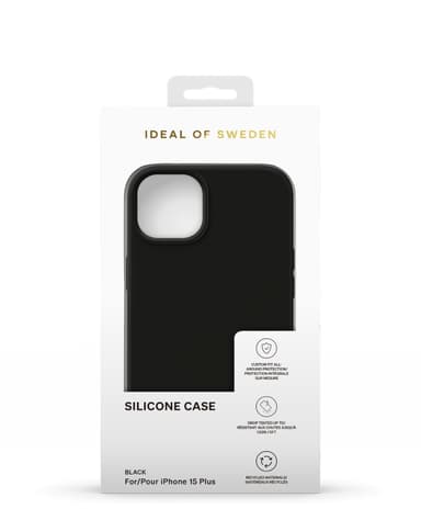 Silicone Case iPhone 15 Plus Black