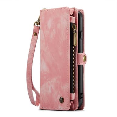 CaseMe mobilfodral 008 8-kort iPhone 16e - Rosa